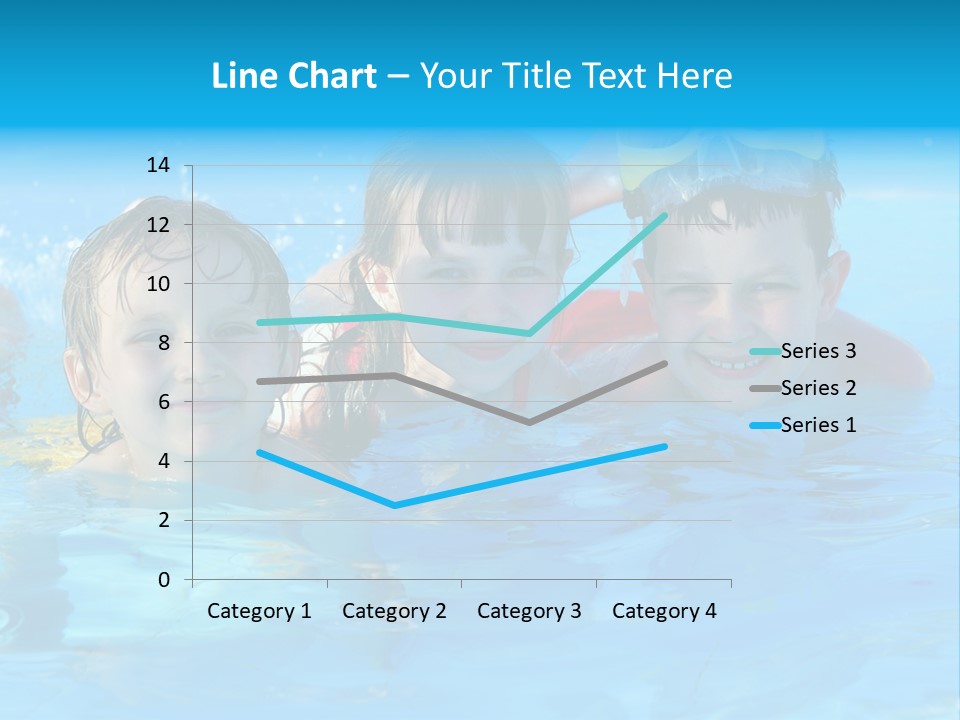 Pool Smile Leisure PowerPoint Template