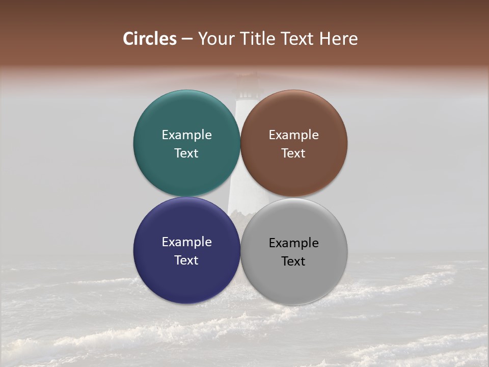 Sailing Atlantic Cliff PowerPoint Template