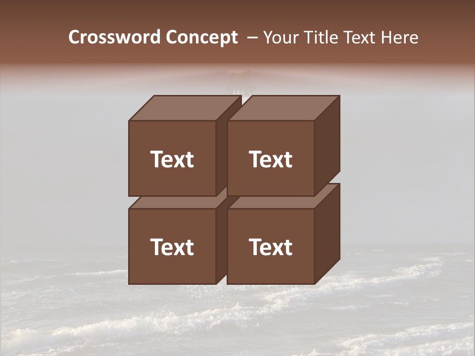 Sailing Atlantic Cliff PowerPoint Template