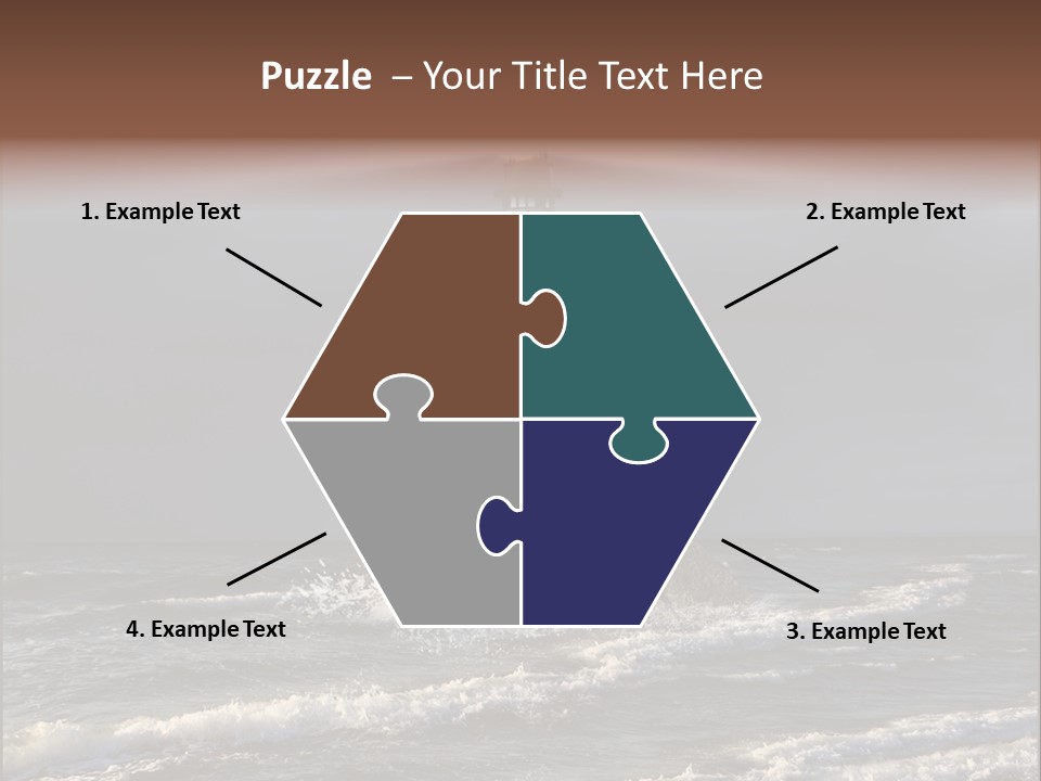 Sailing Atlantic Cliff PowerPoint Template