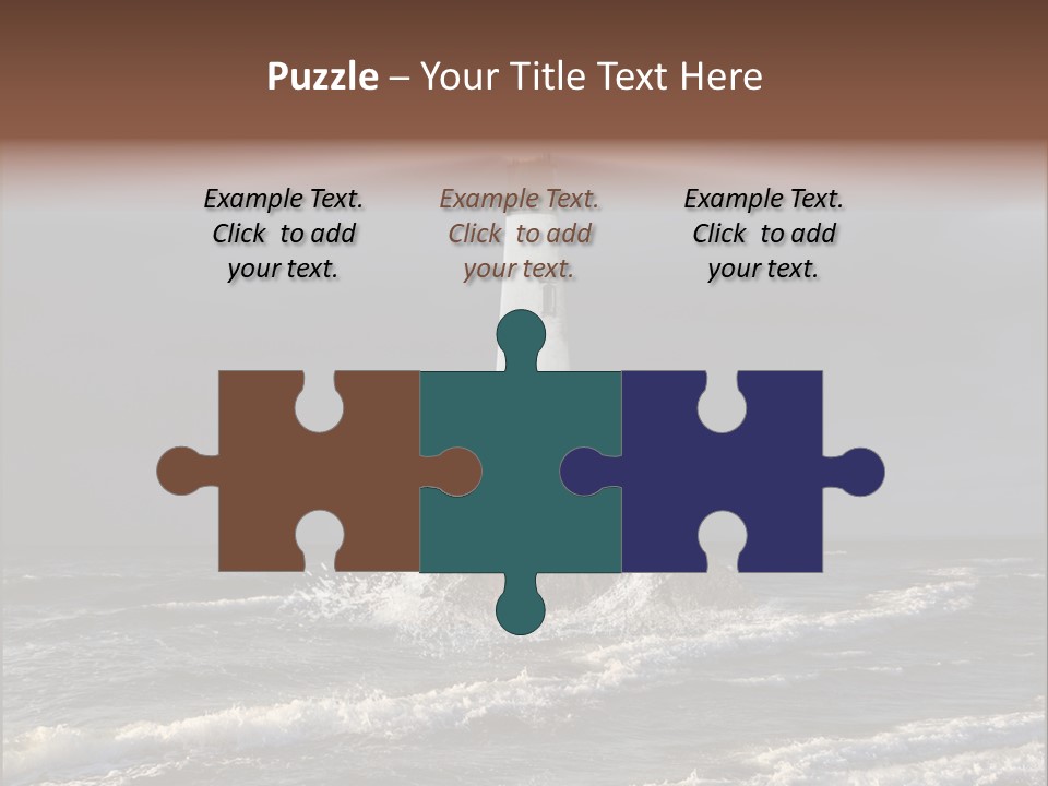 Sailing Atlantic Cliff PowerPoint Template