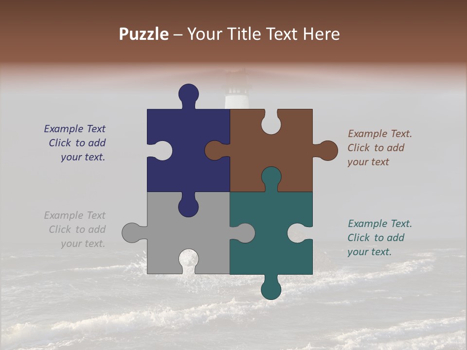 Sailing Atlantic Cliff PowerPoint Template