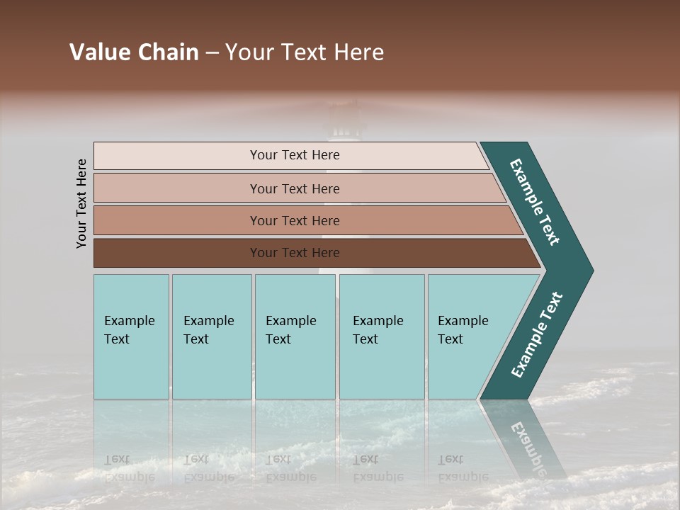 Sailing Atlantic Cliff PowerPoint Template