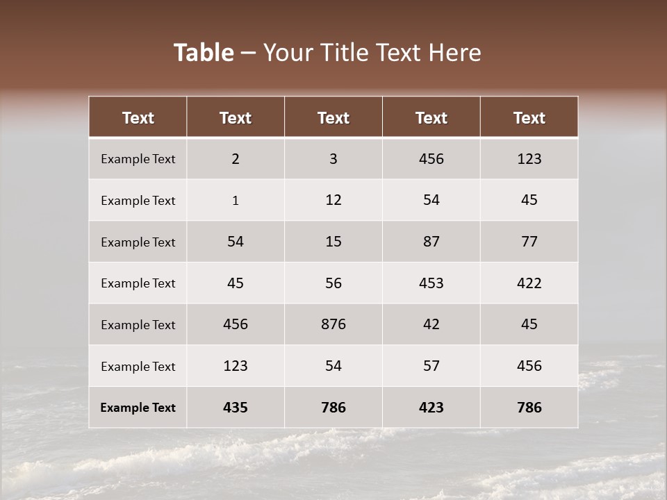 Sailing Atlantic Cliff PowerPoint Template