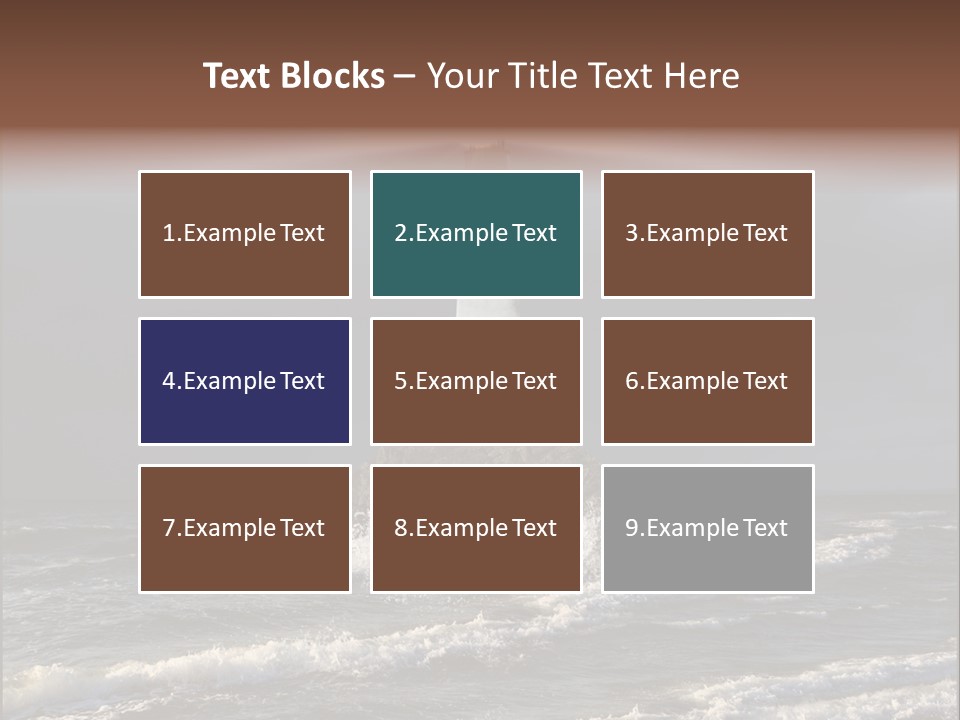 Sailing Atlantic Cliff PowerPoint Template