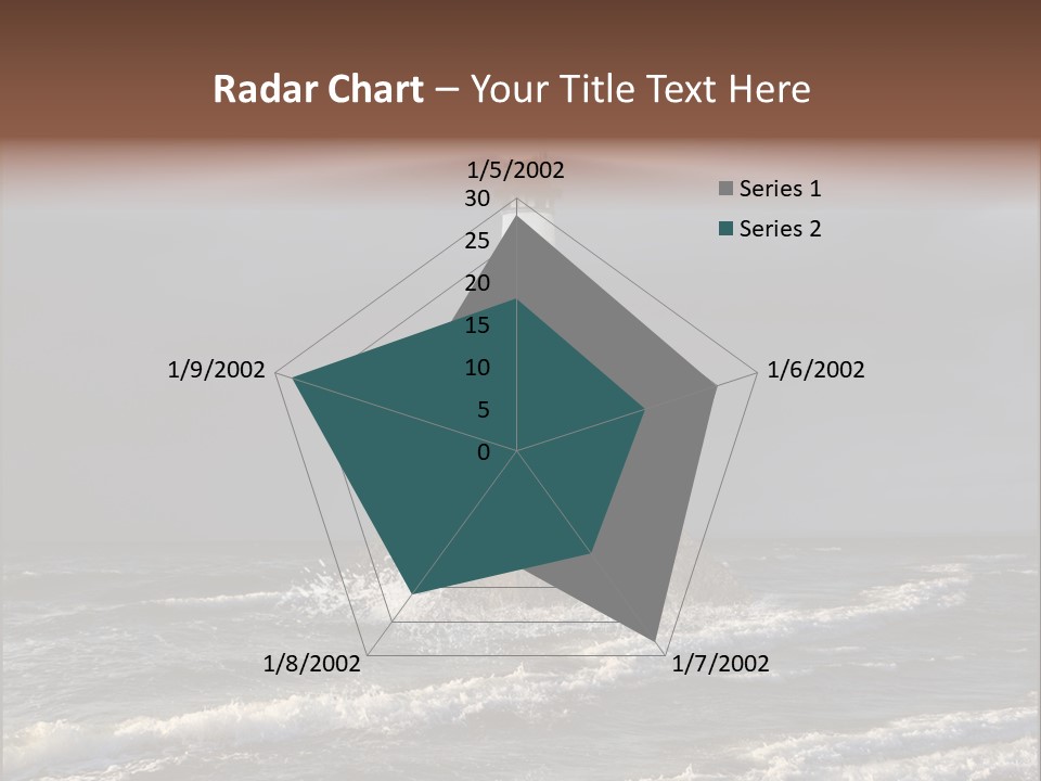 Sailing Atlantic Cliff PowerPoint Template