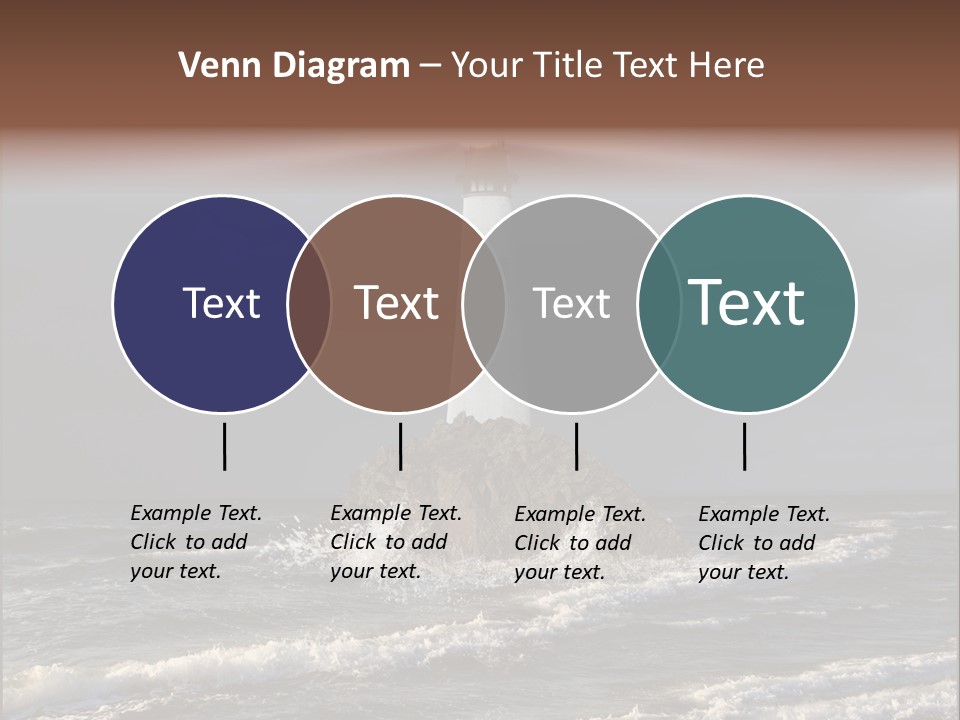 Sailing Atlantic Cliff PowerPoint Template