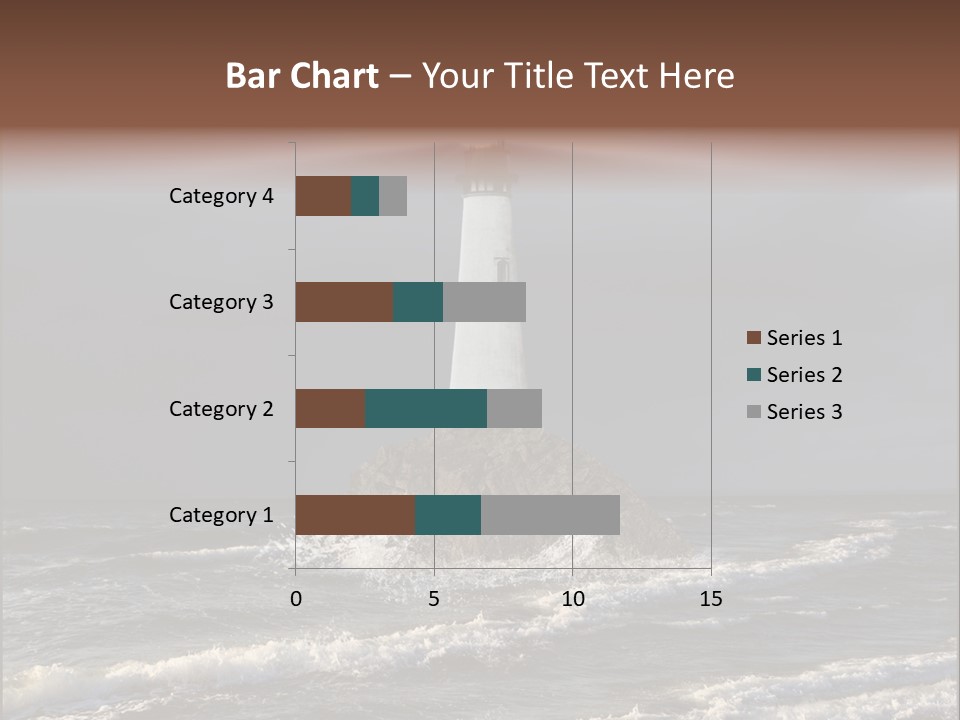 Sailing Atlantic Cliff PowerPoint Template