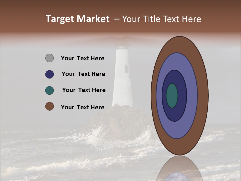 Sailing Atlantic Cliff PowerPoint Template