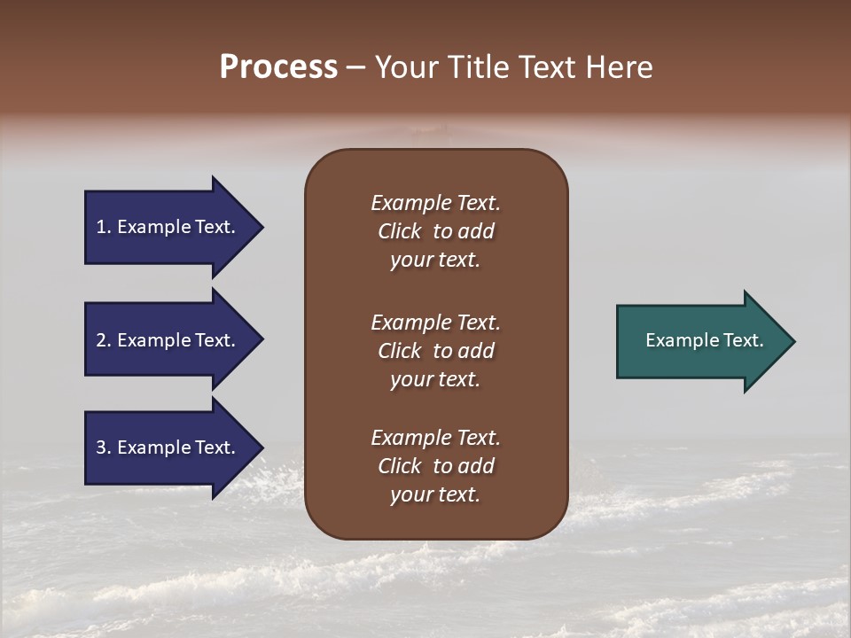 Sailing Atlantic Cliff PowerPoint Template