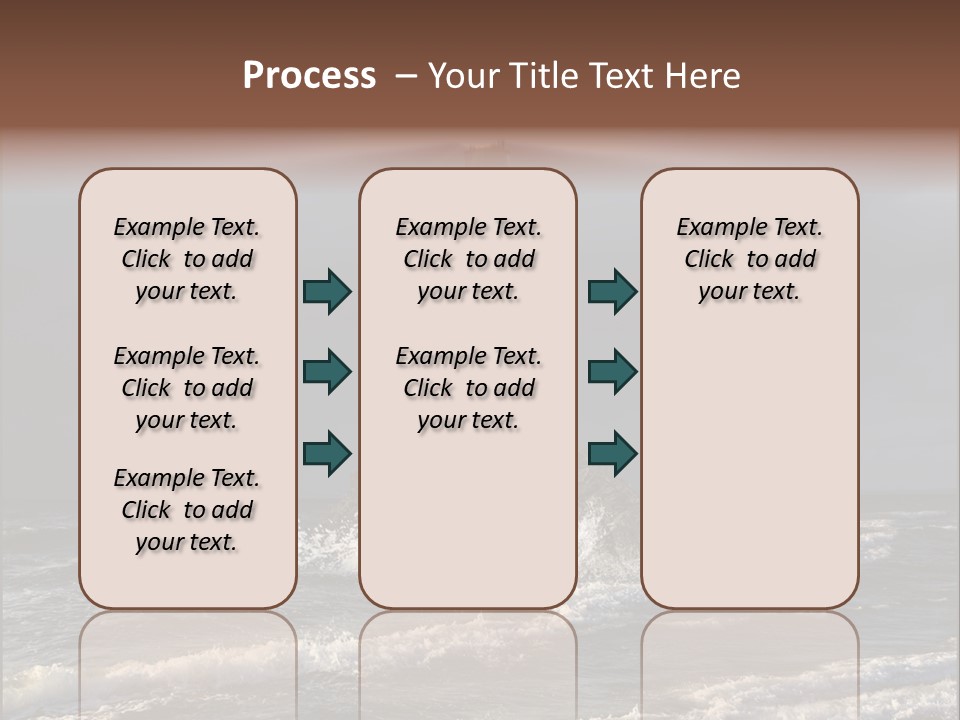 Sailing Atlantic Cliff PowerPoint Template