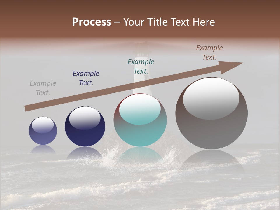 Sailing Atlantic Cliff PowerPoint Template