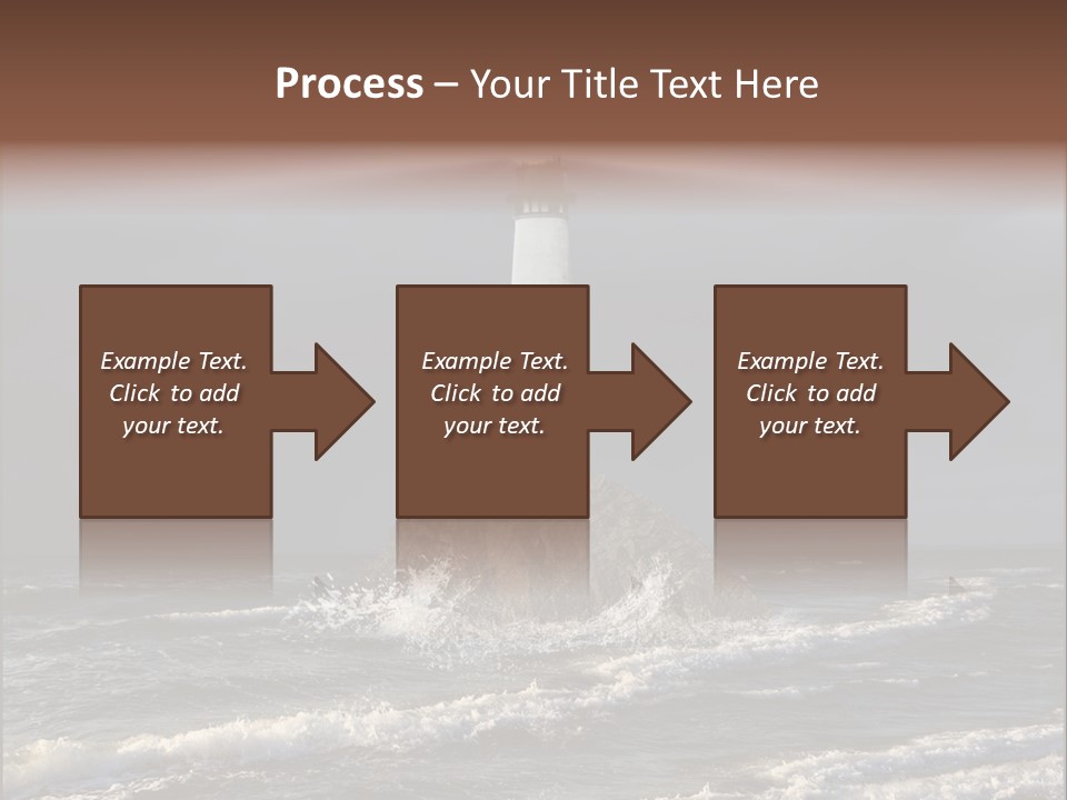 Sailing Atlantic Cliff PowerPoint Template