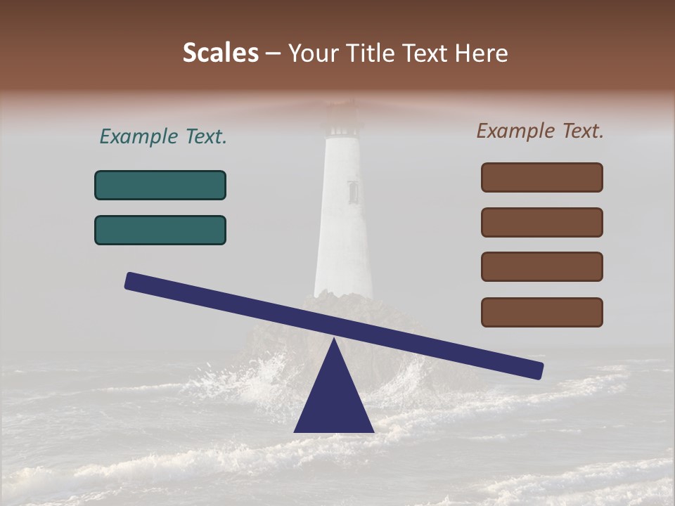 Sailing Atlantic Cliff PowerPoint Template