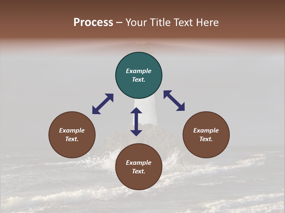 Sailing Atlantic Cliff PowerPoint Template
