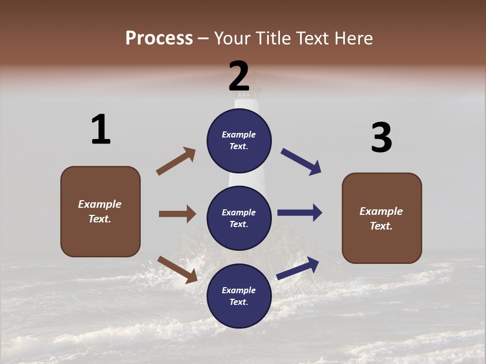 Sailing Atlantic Cliff PowerPoint Template