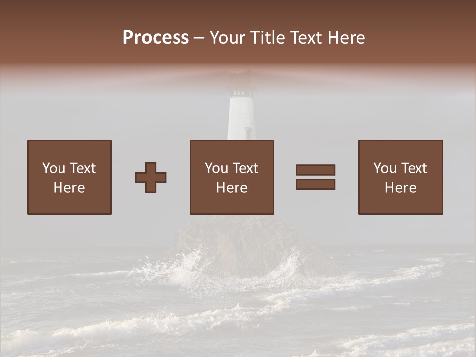 Sailing Atlantic Cliff PowerPoint Template