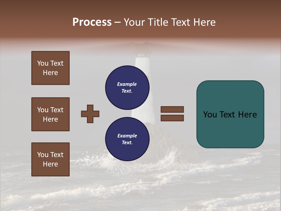 Sailing Atlantic Cliff PowerPoint Template