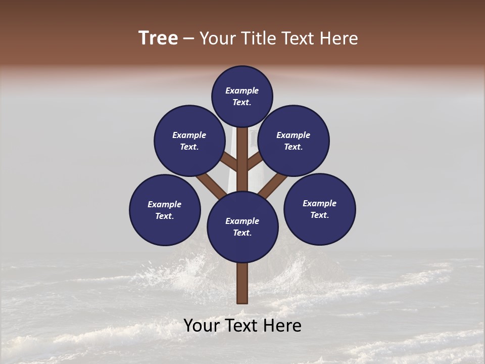 Sailing Atlantic Cliff PowerPoint Template