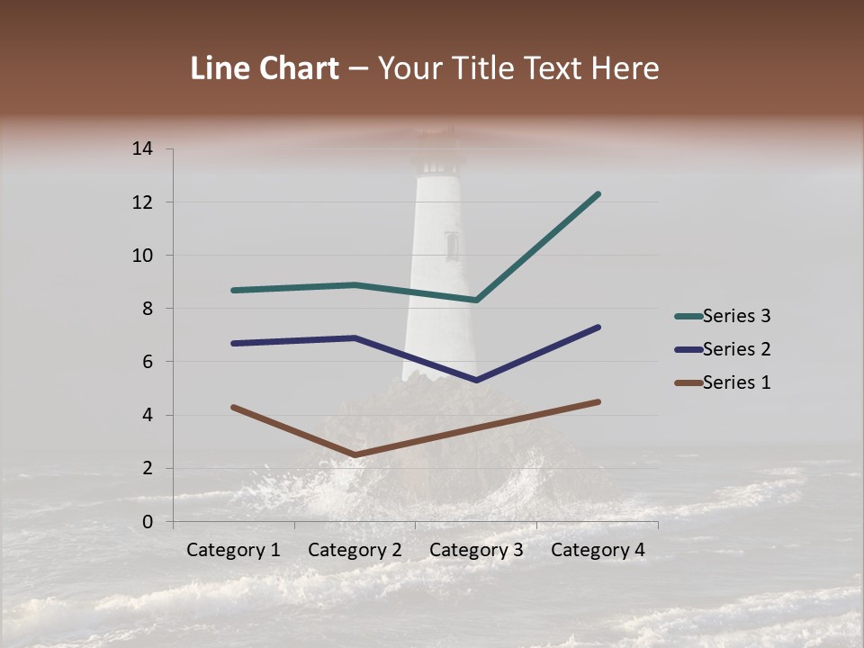 Sailing Atlantic Cliff PowerPoint Template