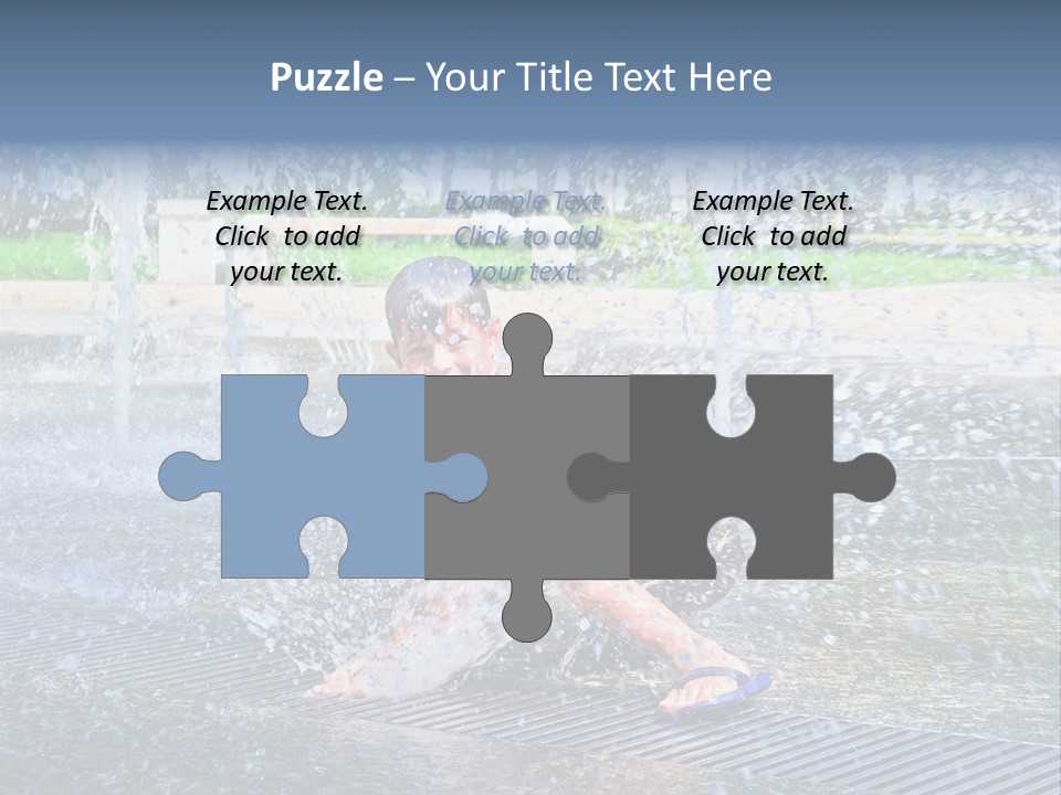Splashing Fun One PowerPoint Template