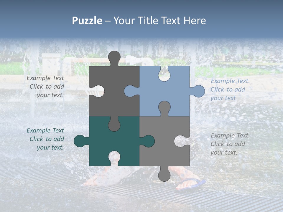 Splashing Fun One PowerPoint Template