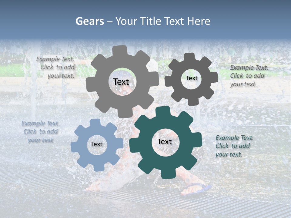 Splashing Fun One PowerPoint Template