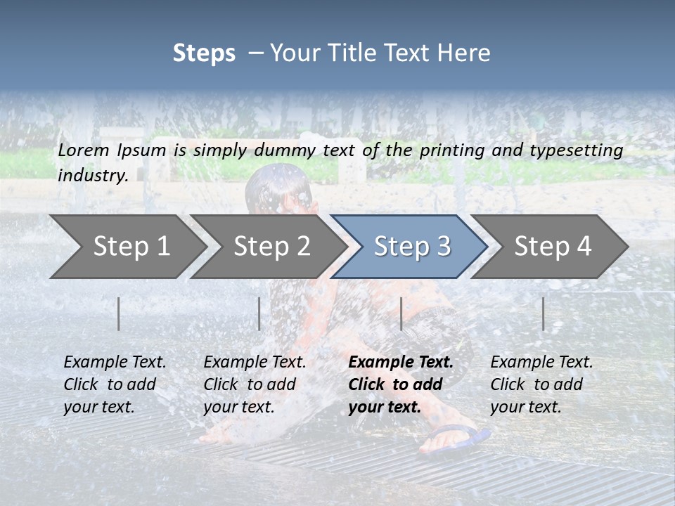 Splashing Fun One PowerPoint Template