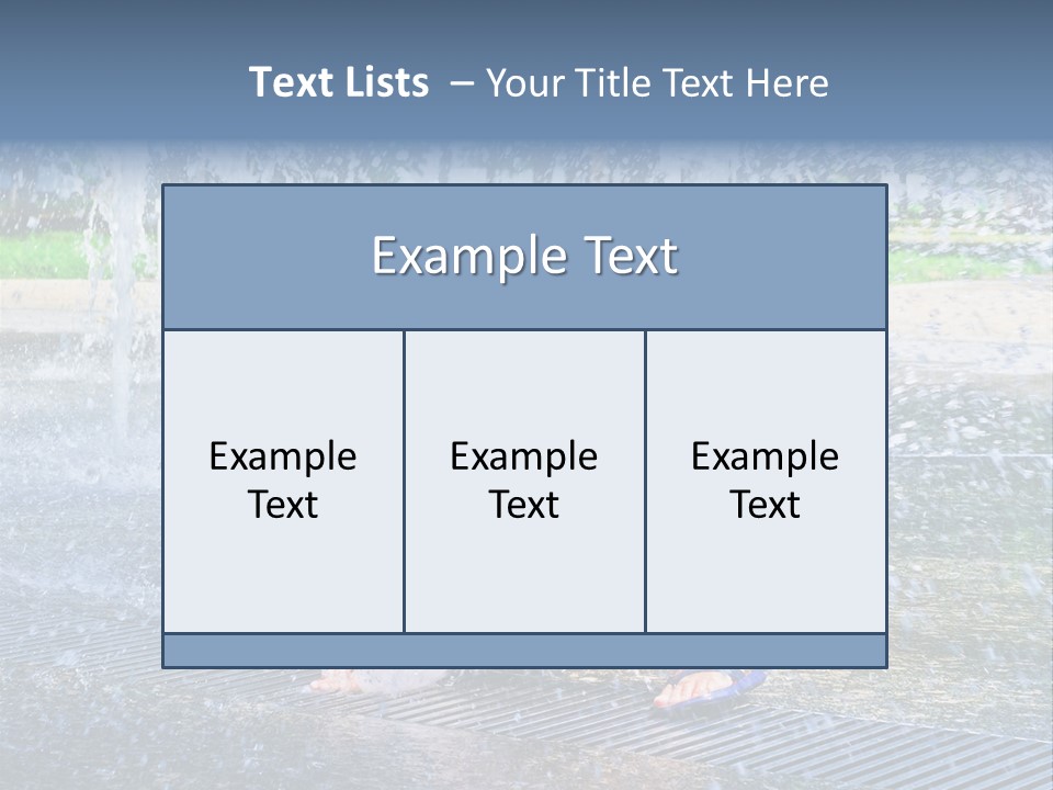 Splashing Fun One PowerPoint Template