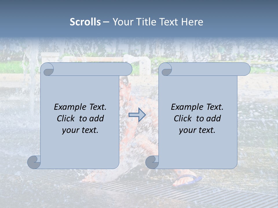 Splashing Fun One PowerPoint Template