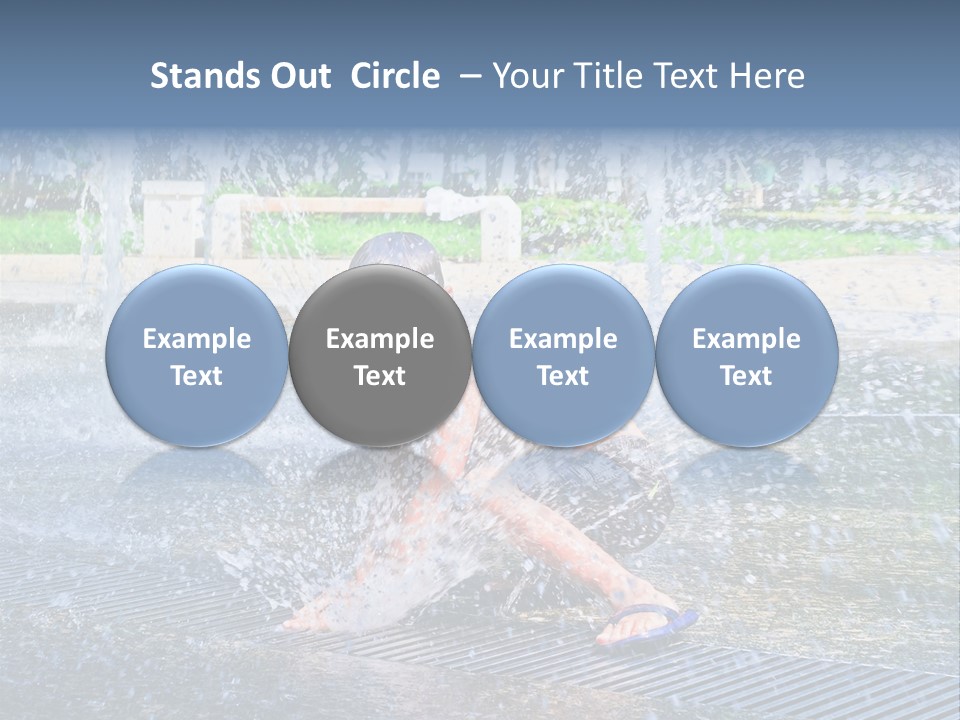 Splashing Fun One PowerPoint Template