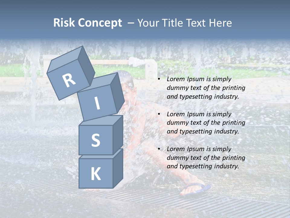 Splashing Fun One PowerPoint Template