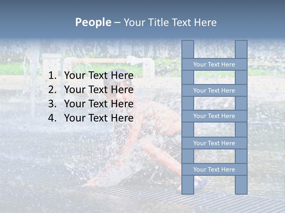 Splashing Fun One PowerPoint Template