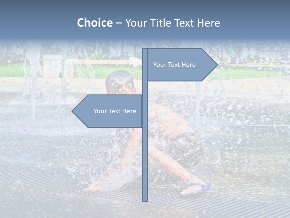 Splashing Fun One PowerPoint Template