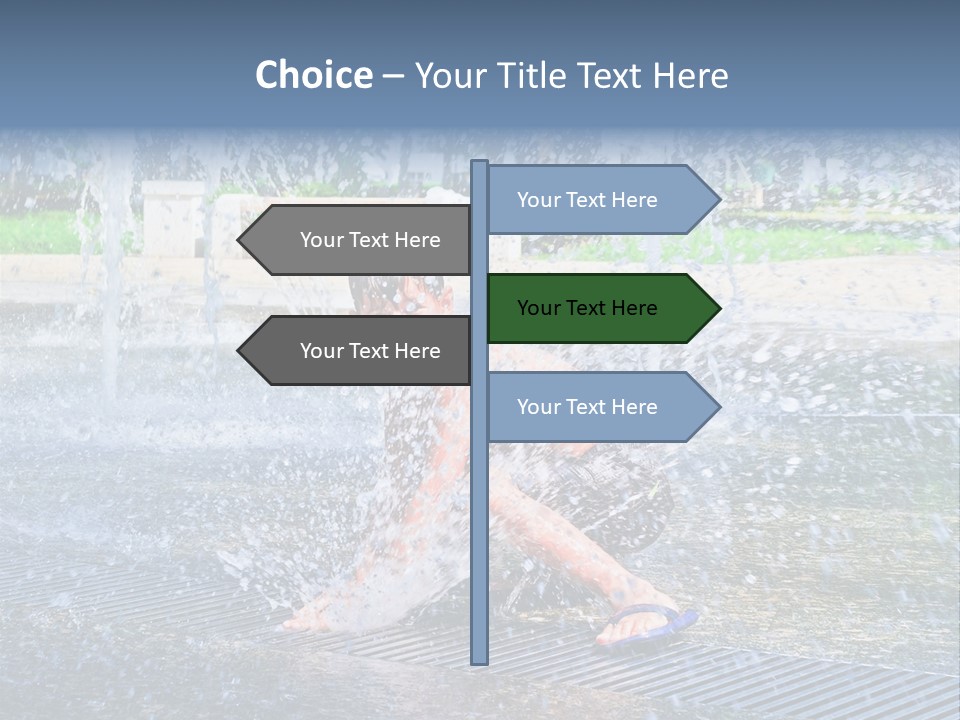 Splashing Fun One PowerPoint Template