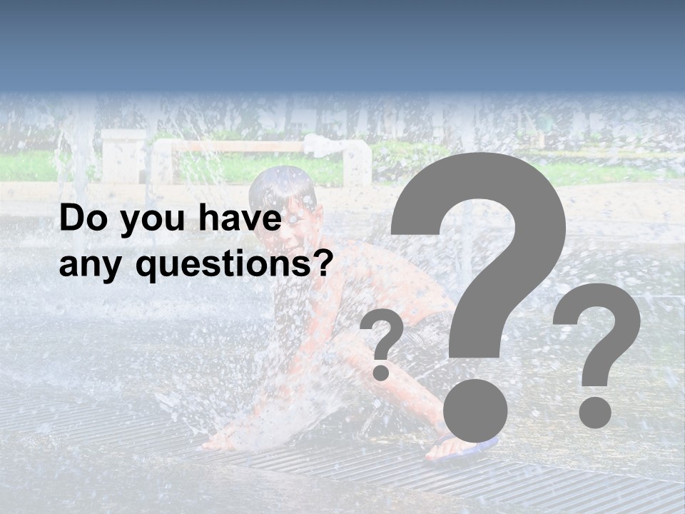 Splashing Fun One PowerPoint Template