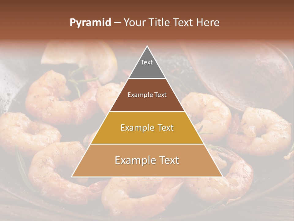 White Lemon Prawn PowerPoint Template