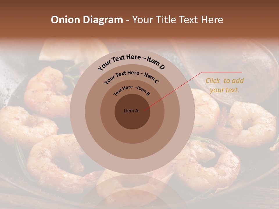 White Lemon Prawn PowerPoint Template