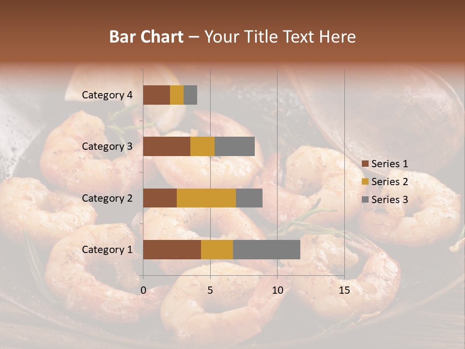 White Lemon Prawn PowerPoint Template