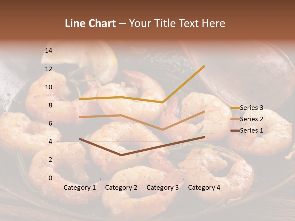 White Lemon Prawn PowerPoint Template