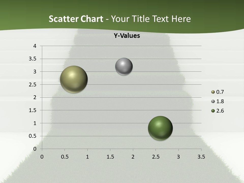 A Set Of Steps Leading Up To The Top Of A Hill PowerPoint Template