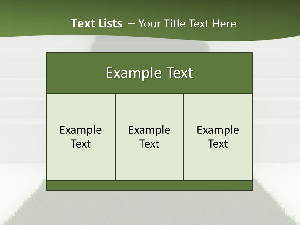 A Set Of Steps Leading Up To The Top Of A Hill PowerPoint Template