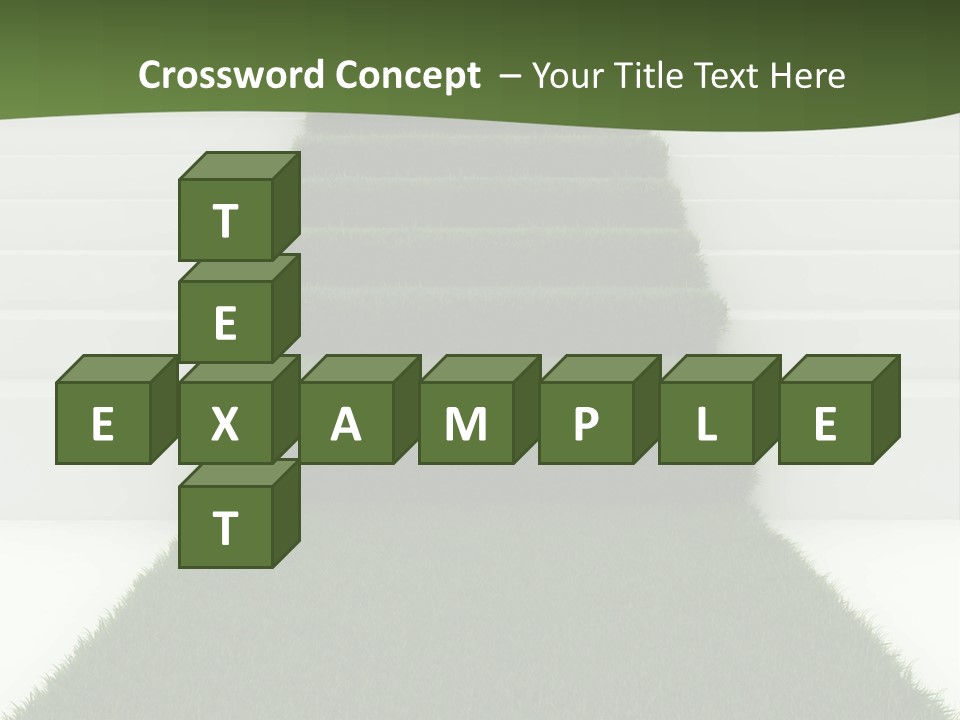 A Set Of Steps Leading Up To The Top Of A Hill PowerPoint Template