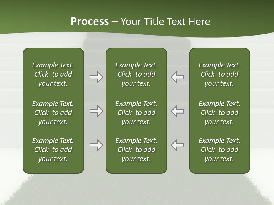 A Set Of Steps Leading Up To The Top Of A Hill PowerPoint Template