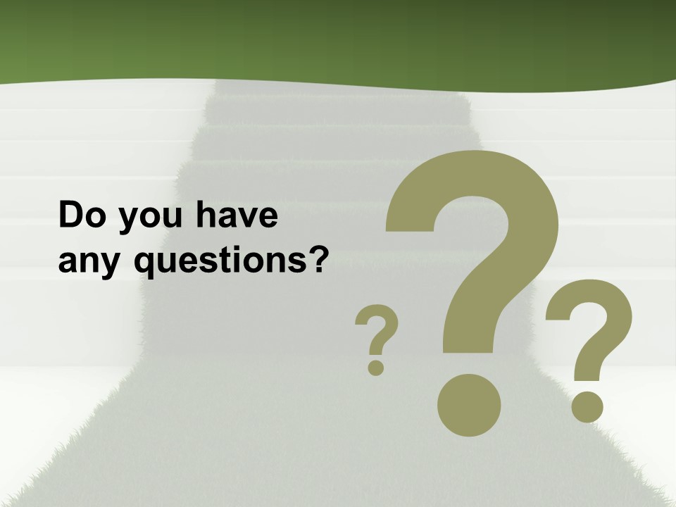 A Set Of Steps Leading Up To The Top Of A Hill PowerPoint Template