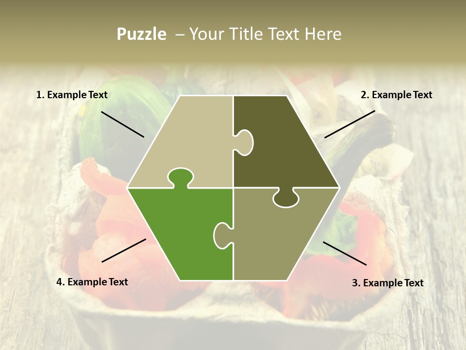 Decaying Tea Lemon PowerPoint Template