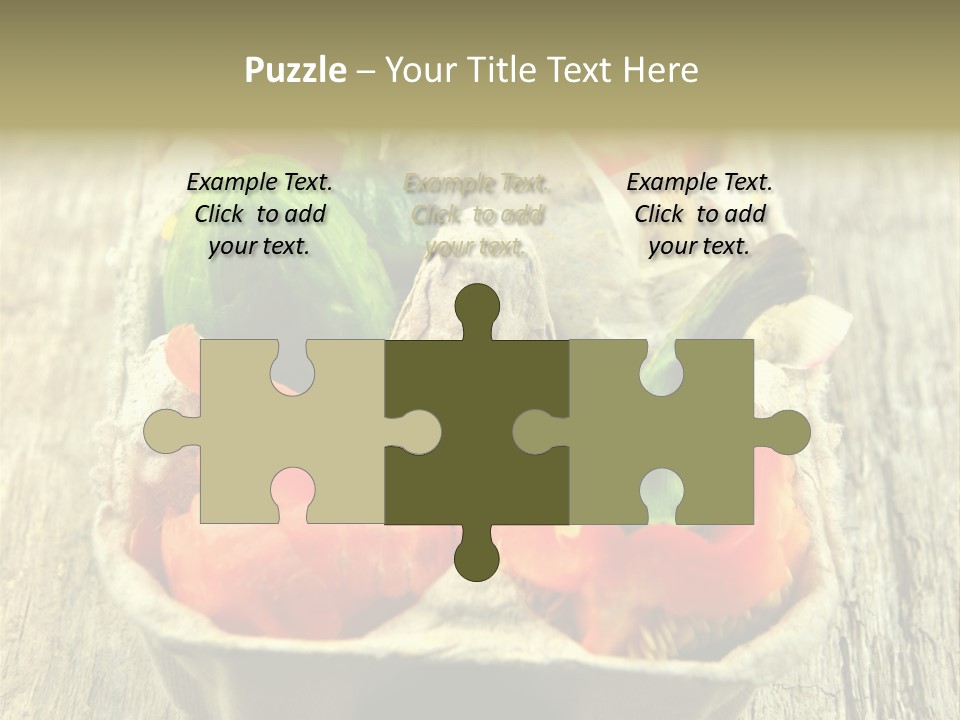 Decaying Tea Lemon PowerPoint Template