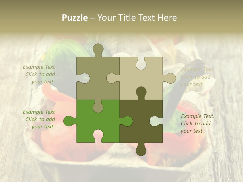 Decaying Tea Lemon PowerPoint Template