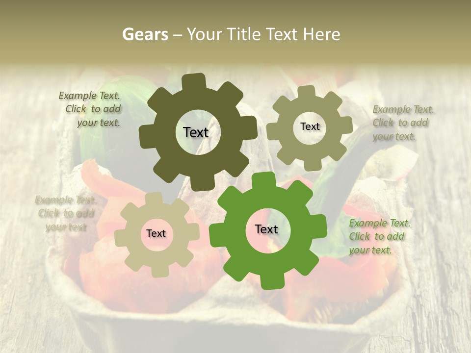 Decaying Tea Lemon PowerPoint Template