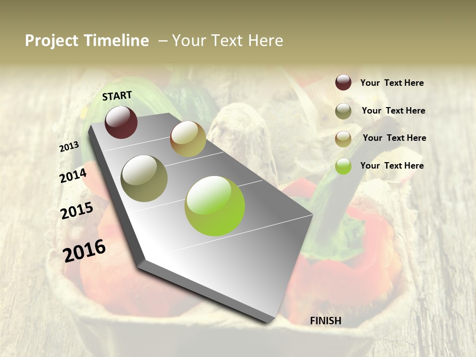 Decaying Tea Lemon PowerPoint Template